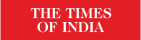 Logo of The Times of India, featuring white text on a red background.