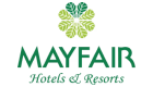 Mayfair Hotels and Resorts logo with green leaf emblem representing luxury hospitality brand.