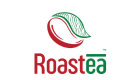 Roastea logo - premium tea and coffee brand offering freshly brewed beverages and cafe experiences.