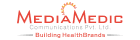 MediaMedic Communications Pvt. Ltd. logo with tagline 'Building Health Brands' in red and black text.