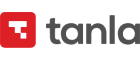 Tanla logo featuring a red square icon with a white ‘T’ design on the left and the word ‘tanla’ in lowercase gray letters on the right.