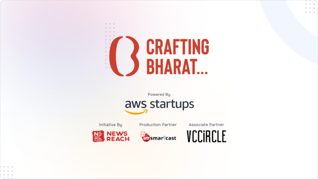 The icon of crafting bharat with aws startups