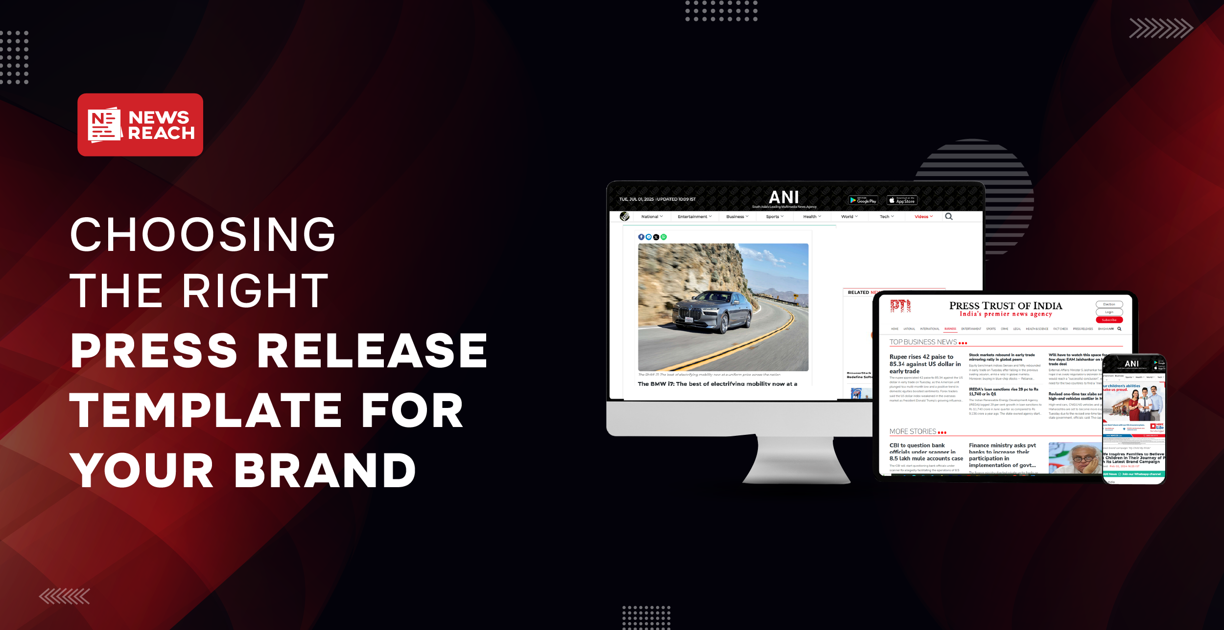 Choosing the right press release template for your brand