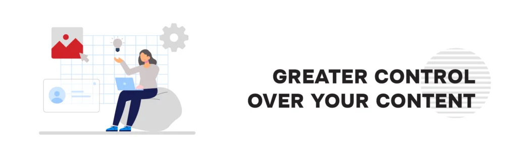 The image of greater control over your control